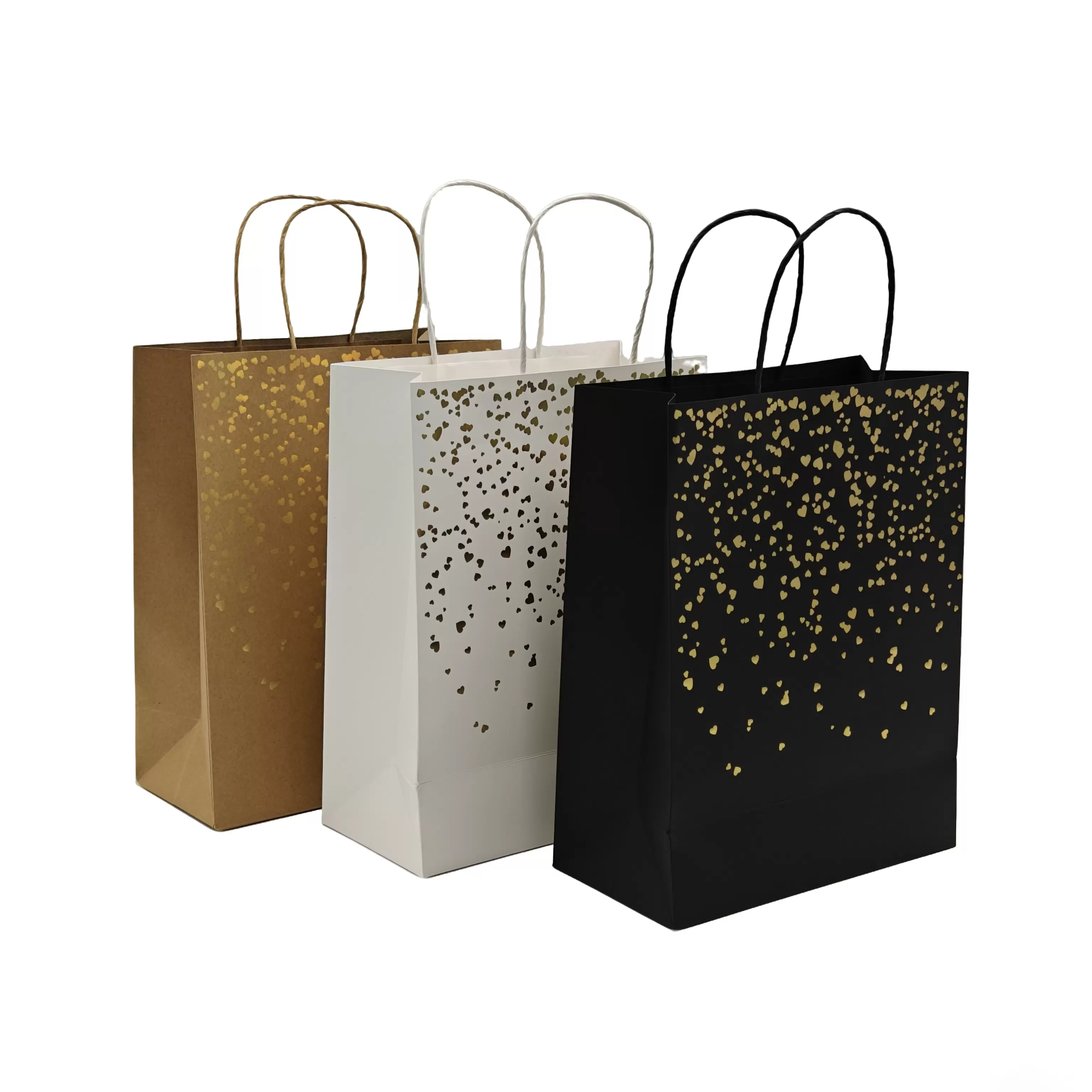 Özel Baskılı Kraft Kağıt Alışveriş Çantaları