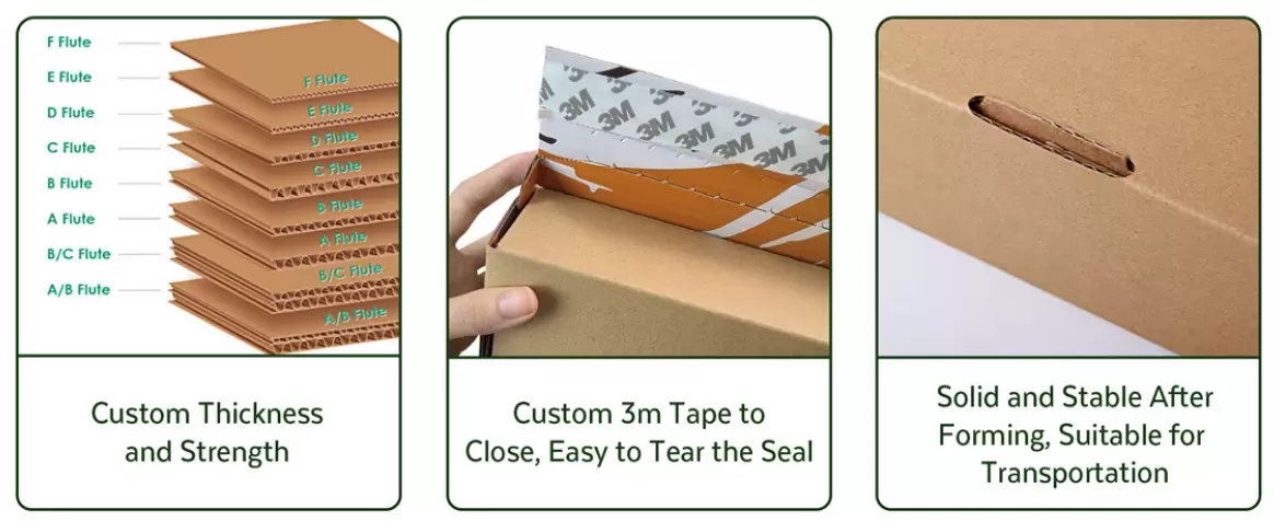 Çift Duvarlı Oluklu Mukavva Kutular